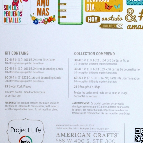 En Español Scrapbook Kit "Disfruta cada momento" - Picture 3 of 3